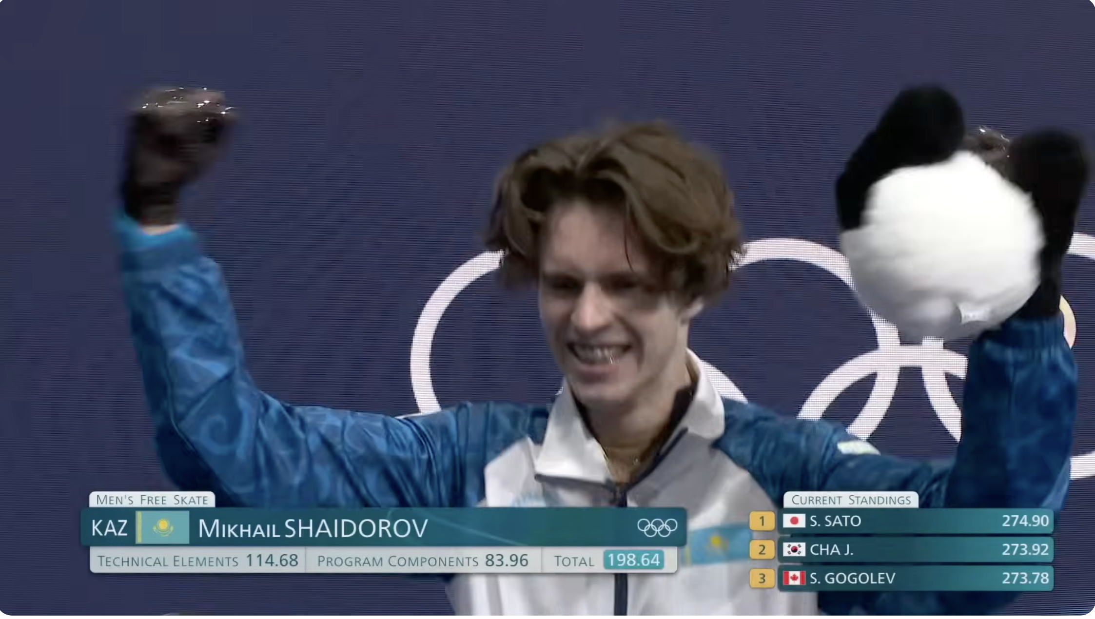 哈萨克斯坦选手夺得冬奥会花滑金牌，'四旋风'马林宁失利