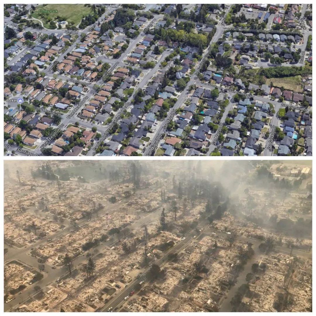 图姐 | 加州火火火,北加酒庄仙境陷火海,南加迪斯尼能见熊熊火光 图姐 | 加州火火火,北加酒庄仙境陷火海,南加迪斯尼能见熊熊火光