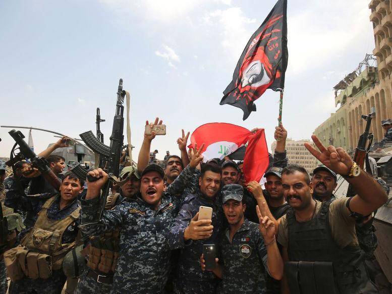 ISIS败走摩苏尔城，伊拉克庆祝反ISIS重大胜利