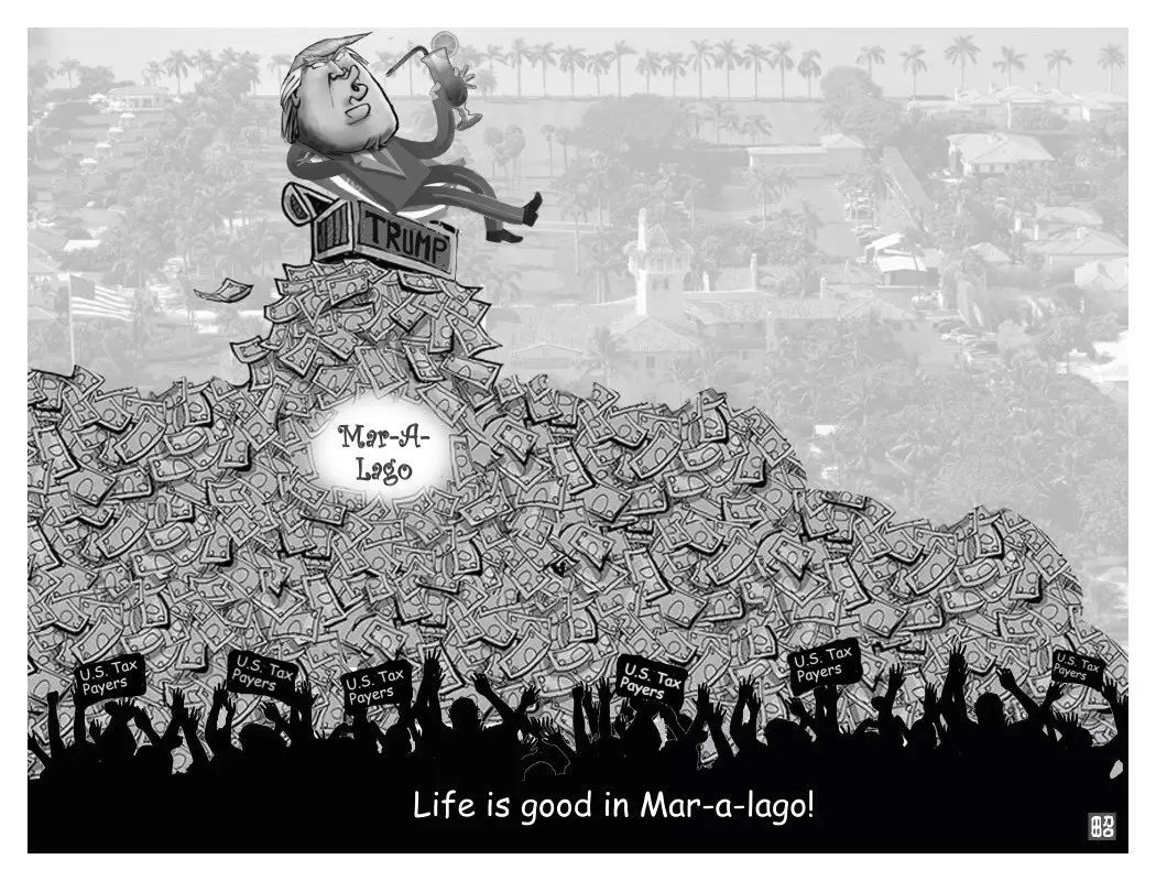 图姐 | 田召漫画专辑：川普执政一个月回顾