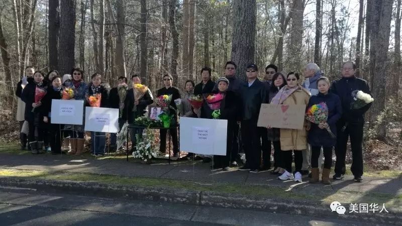 【陈建生被杀案】保安公司先发制人召开记者会，华人同胞现场和平抗议