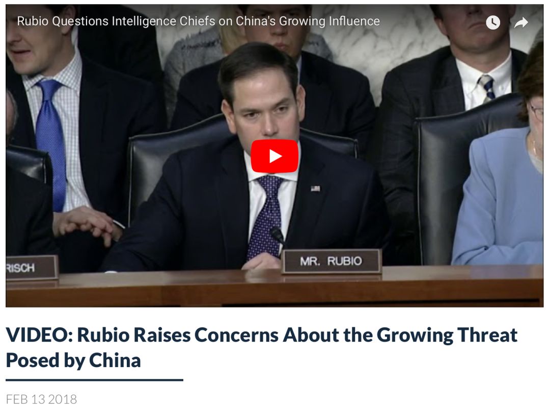 FBI局长：中国学生学者威胁国家安全，这是两个社会的对抗