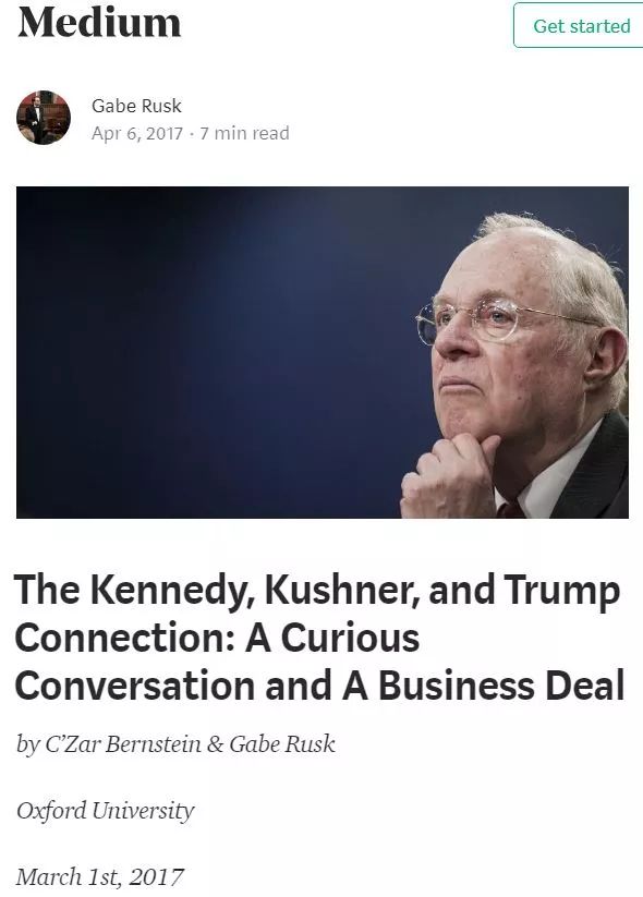 特朗普公布大法官人选，再谈肯尼迪退休和背后的利益纠葛