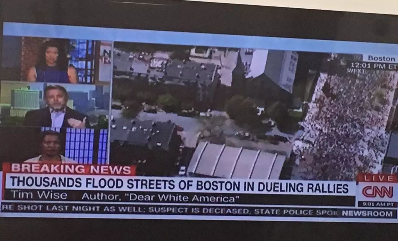 波士顿华人积极参与反制白人至上大游行（多图）