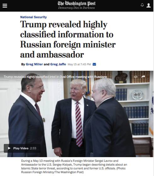 川普泄密给俄罗斯／“北卡选举法”在高院被挫败／三K党式游行被谴责 | 图姐