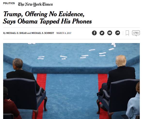 奥巴马监听川普电话？这是新版水门事件吗？