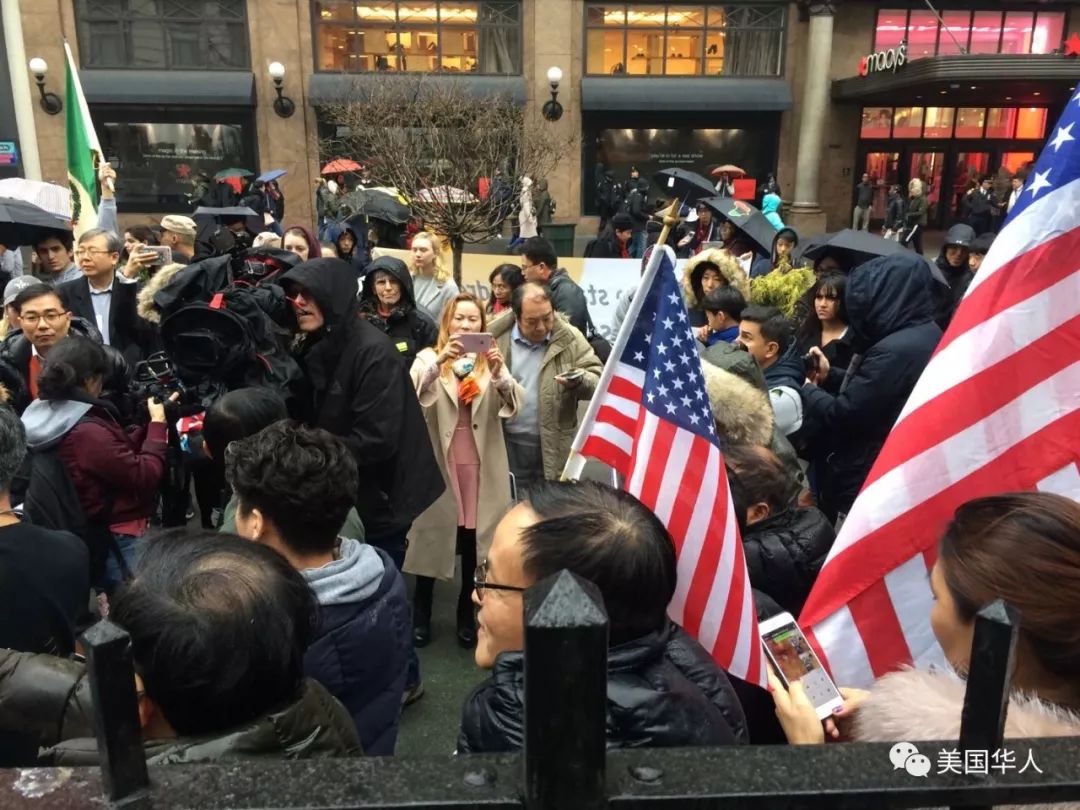 华人成功发起大集会！纽约各族裔协力抗议反移民恶法