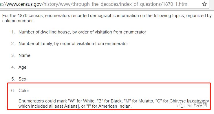 科普人口普查历史，从来没有“亚裔”这个选项