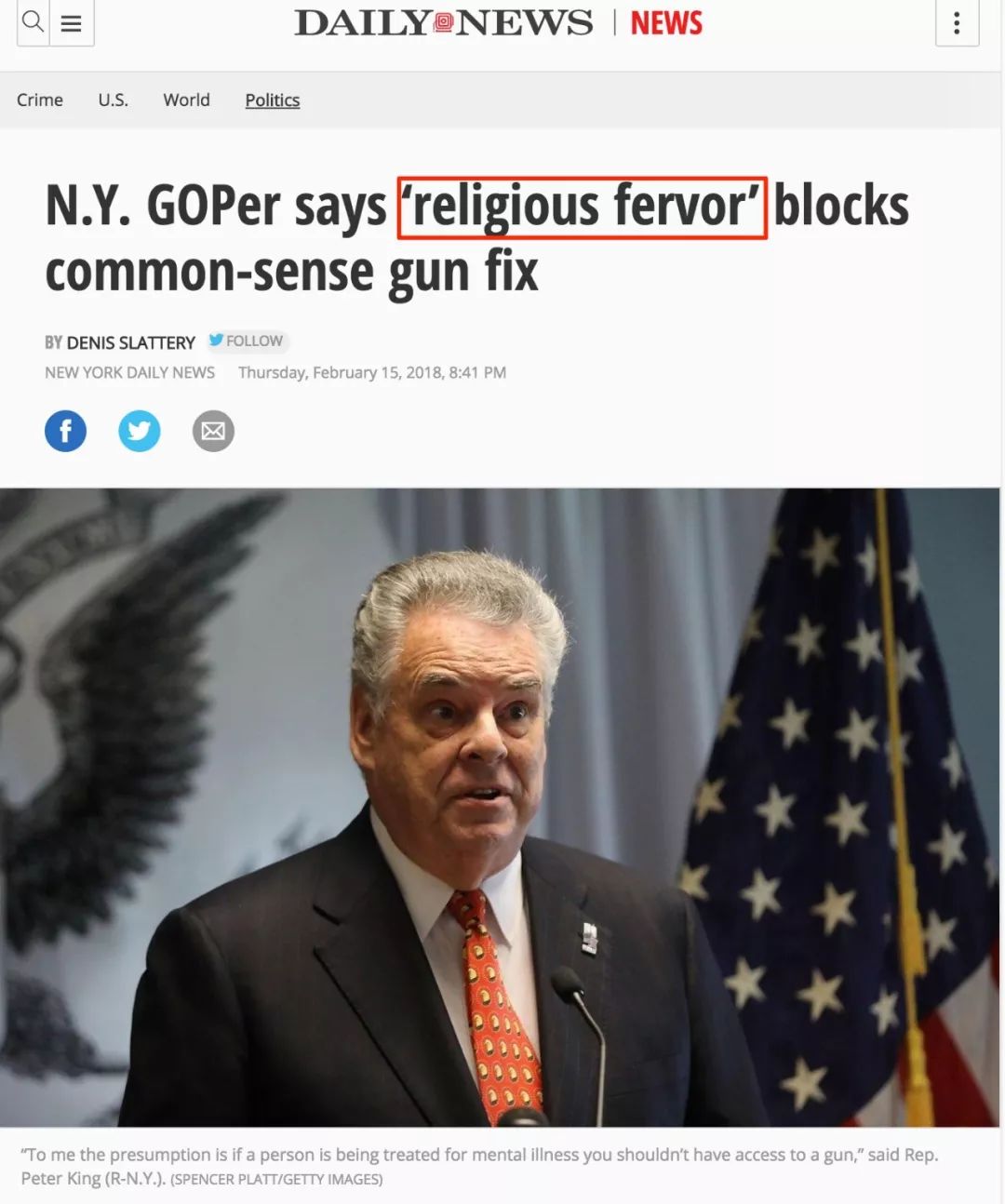 拥枪控枪辩论为何无解？共和党议员：这是一种宗教热情