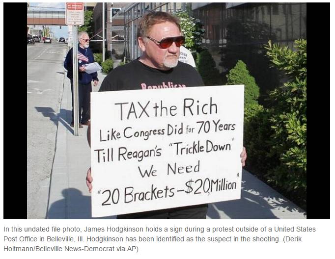 今年第154起大规模枪击案，共和党党鞭遭枪击 | 图姐