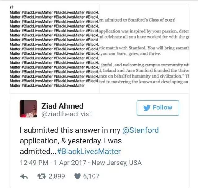 “美国版张铁生”靠写一百遍“黑命贵”被白左学校斯坦福录取？闹笑话的是您自己，不是斯坦福