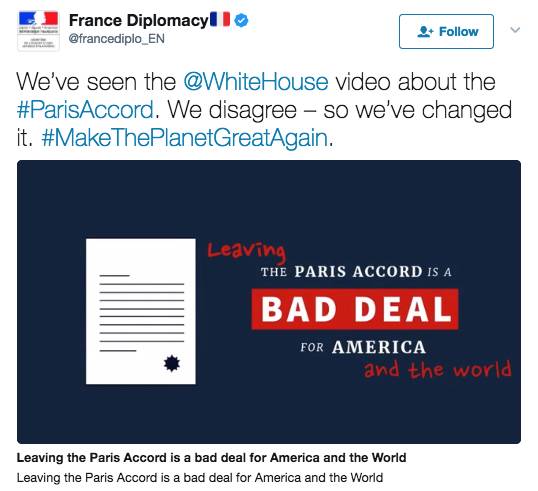 法国人帮白宫修改不及格作业／