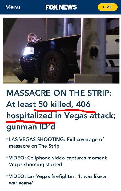 图姐 | 美国史上最大枪击事件！58人死亡515人受伤，拉斯维加斯音乐会成屠杀场！