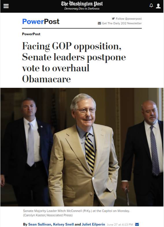 图姐 | 2200万人将失去医保！面临共和党内反对，医保法案推迟投票