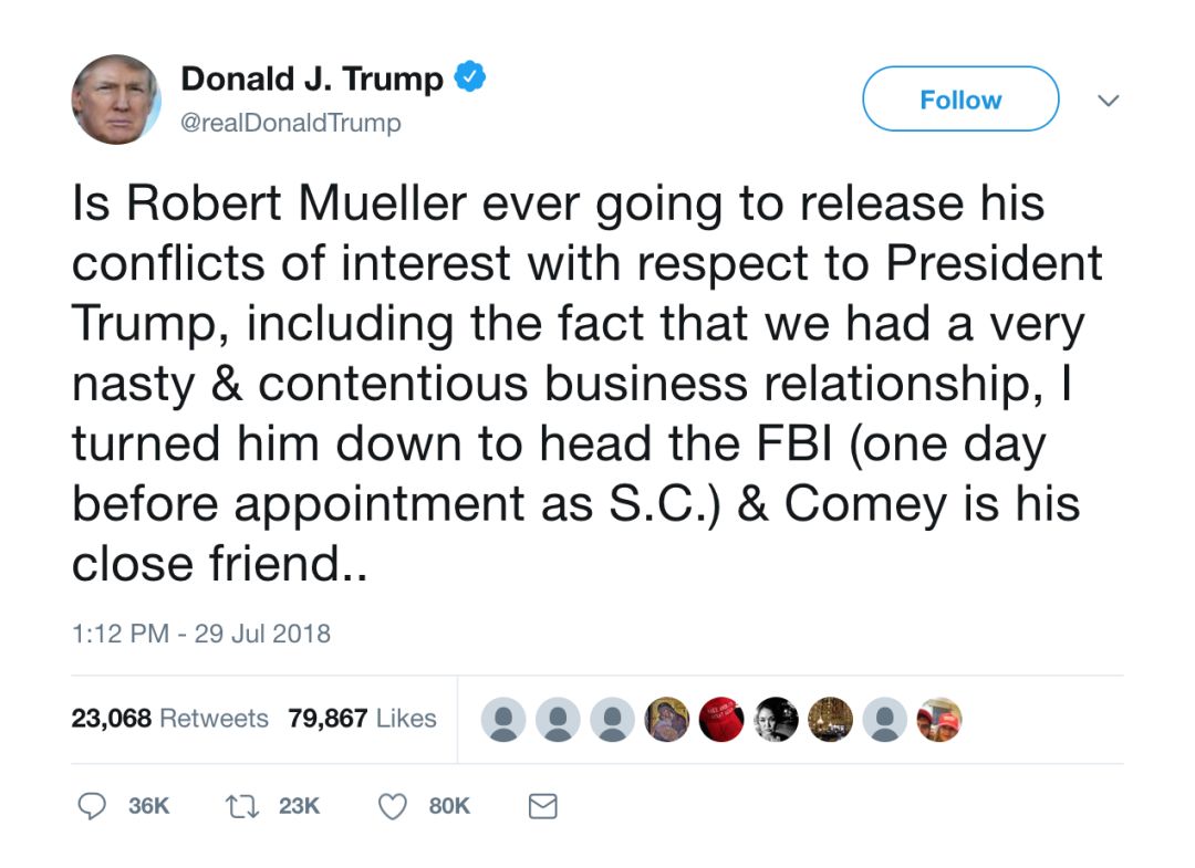 喊了两年“没有勾结”，特朗普律师突改口风“勾结不是罪” | 图姐