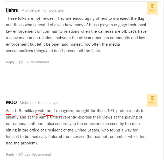 图姐 | 川普的政治正确：跪还是不跪？