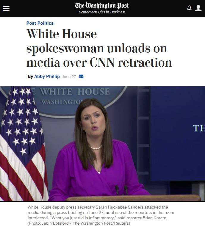 图姐 | 白宫怼CNN，后真相时代中的真假新闻