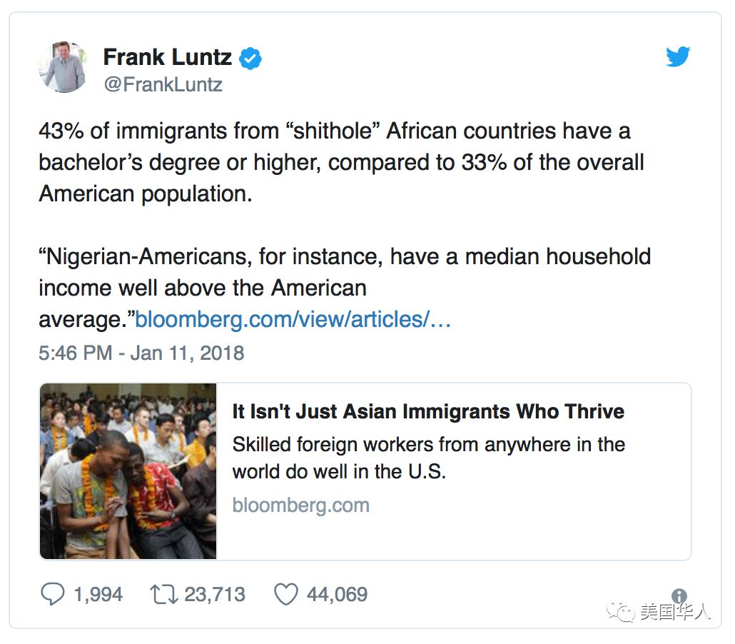 “Shithole”引发全球公愤，特朗普矢口否认说过