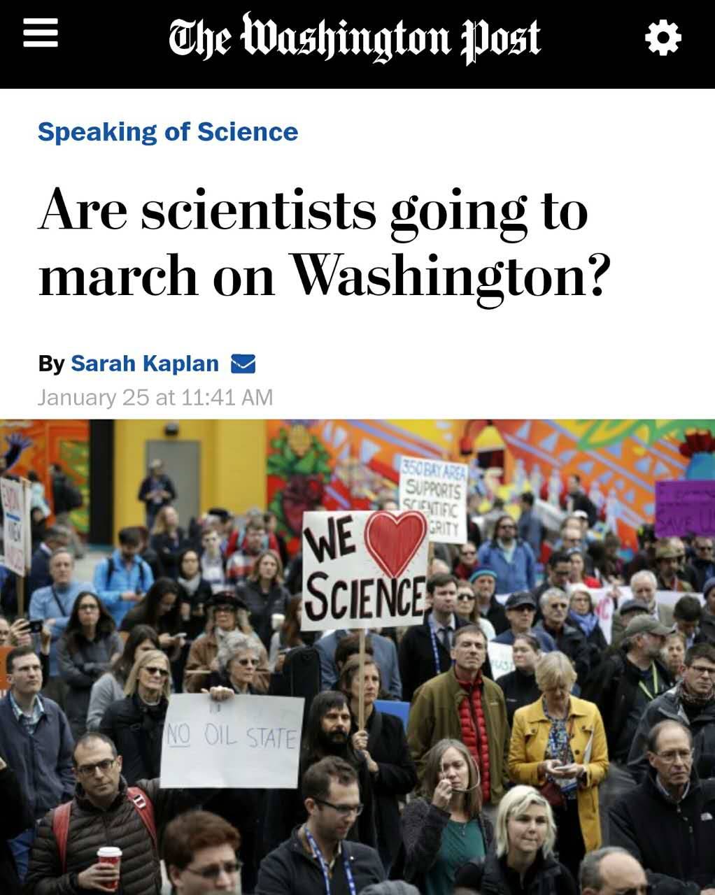 图姐 | 科学家们要游行？川普下令建墙，阻止叙利亚难民【投票】您支持川普总统调查投票舞弊吗？