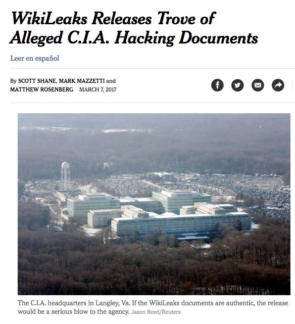 图姐 |  维基解密爆料CIA黑客工具／川普MAGA绿帽又闹国际笑话 ／川普家族和阿塞拜疆贪腐资本家关系曝光