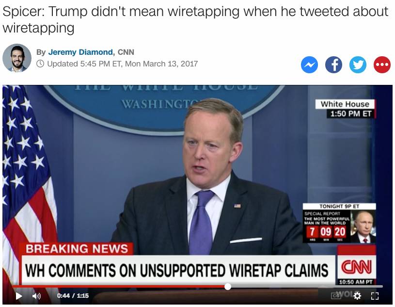 图姐 | 川普说的窃听不是指窃听/川普健保将使2400万人失去保险/美国公民入境被查手机