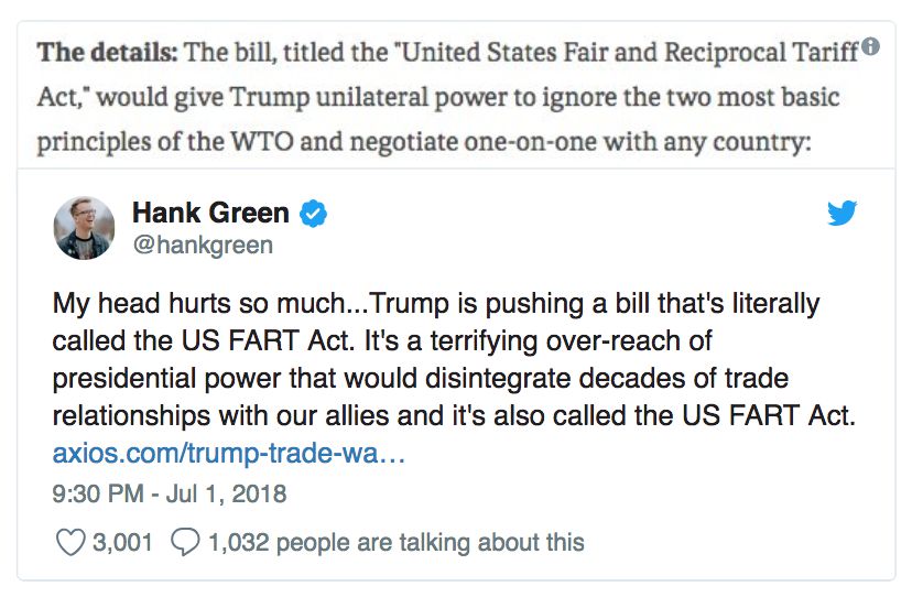 胡说 | 为MAGA打毛衣战放个FART要吹走WTO