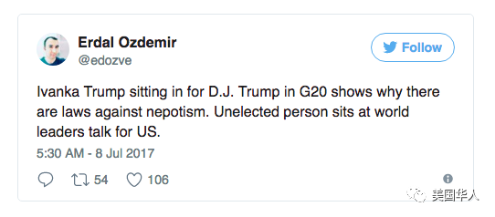 图姐 | 伊万卡替父坐上G-20世界领导人主桌引发热议