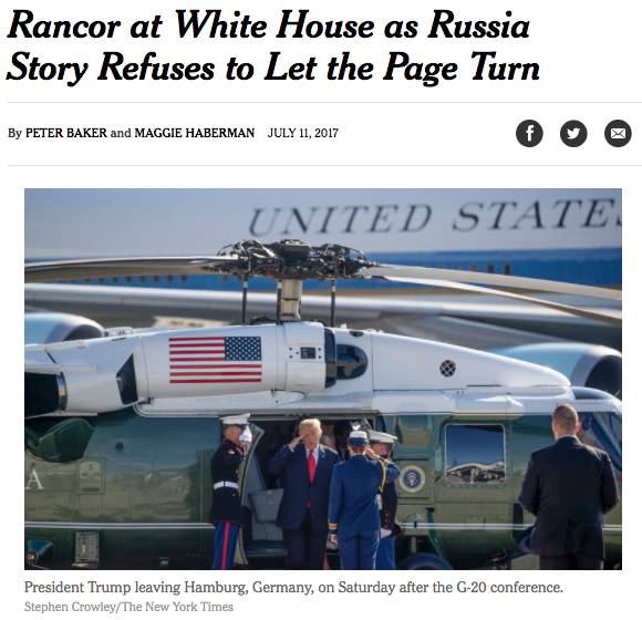 图姐｜通俄门爆料时的空军一号和白宫后院的故事