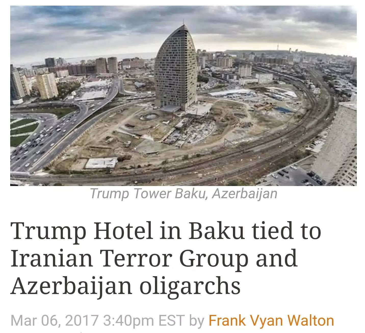 图姐 |  维基解密爆料CIA黑客工具／川普MAGA绿帽又闹国际笑话 ／川普家族和阿塞拜疆贪腐资本家关系曝光