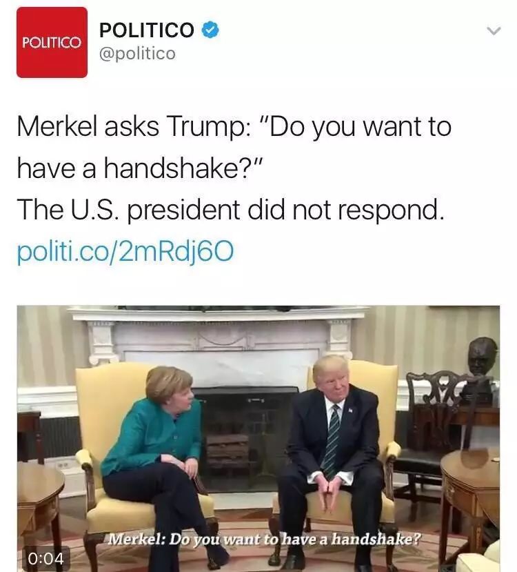 图姐 | 川普拒绝与默克尔握手／川普将针对禁穆令2.0上诉