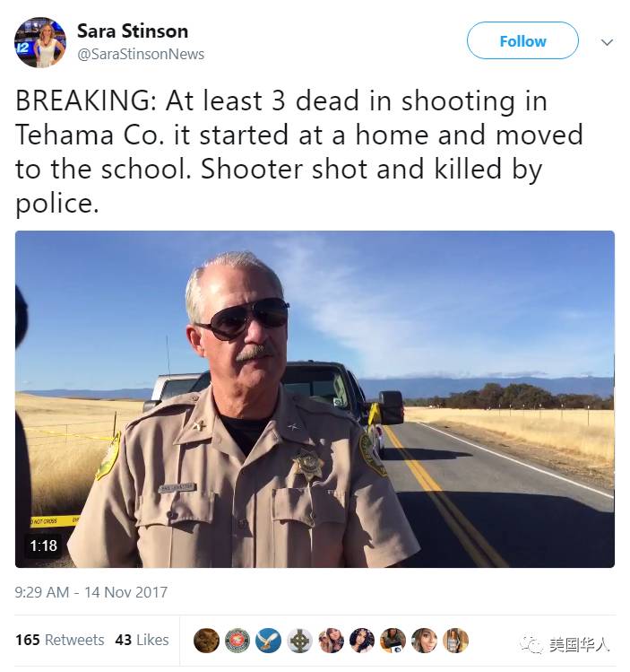 图姐 | 加州小学发生校园枪击！已确认5人死亡