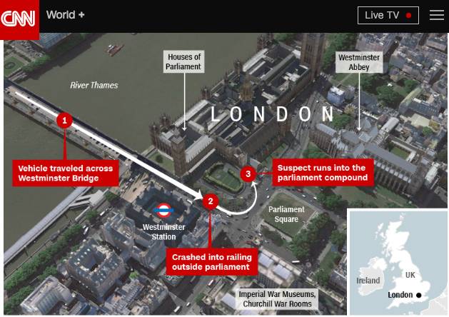 图姐 | 英议会前发生10年来最严重恐袭致5死40余伤／美国威斯康星州发生枪击案造成4人死亡