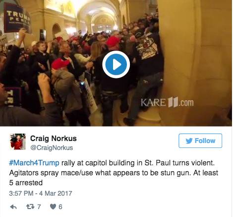 你一定想不到，美国人民拥戴总统的全国大游行画风是这样的