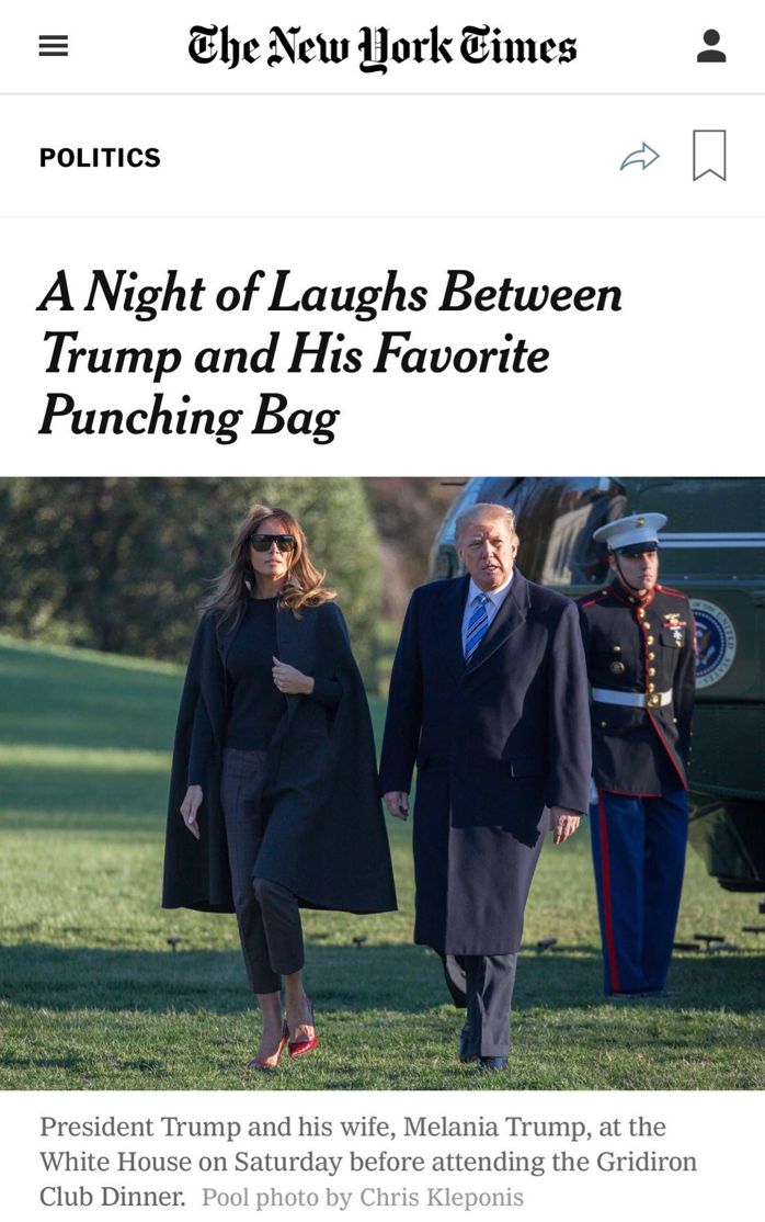 川普脱口秀：俺要黑自己，谁都拦不住