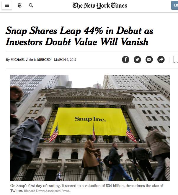 图姐 | 赛申斯声明将回避调查／Snap今天上市飙涨44%／公共游泳池里有多少尿？