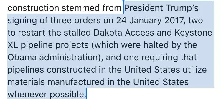 川普“美国制造”为谁破例？Keystone输油管用“俄罗斯”钢