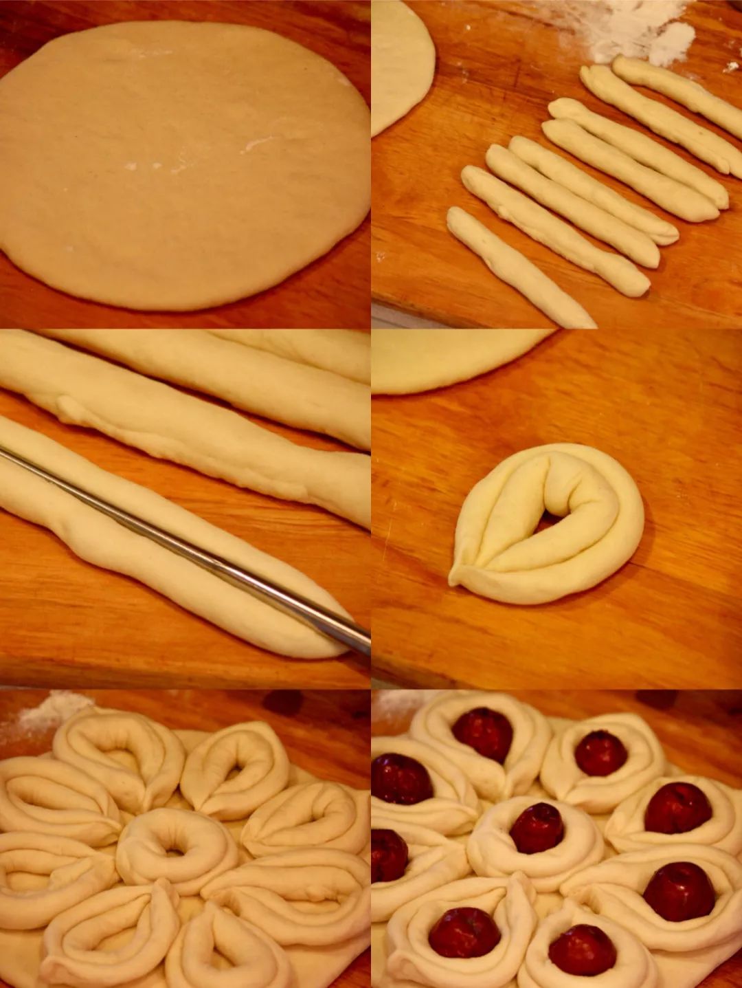 过年了， 带孩子一起做枣花馒头吧