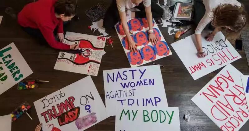 图姐独家特刊 | 百万女性大游行队伍中的华人 /【投票】您支持女性大游行吗？