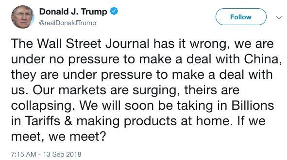 特朗普将正式追加两千亿美元中国商品关税，贸易战再升级！