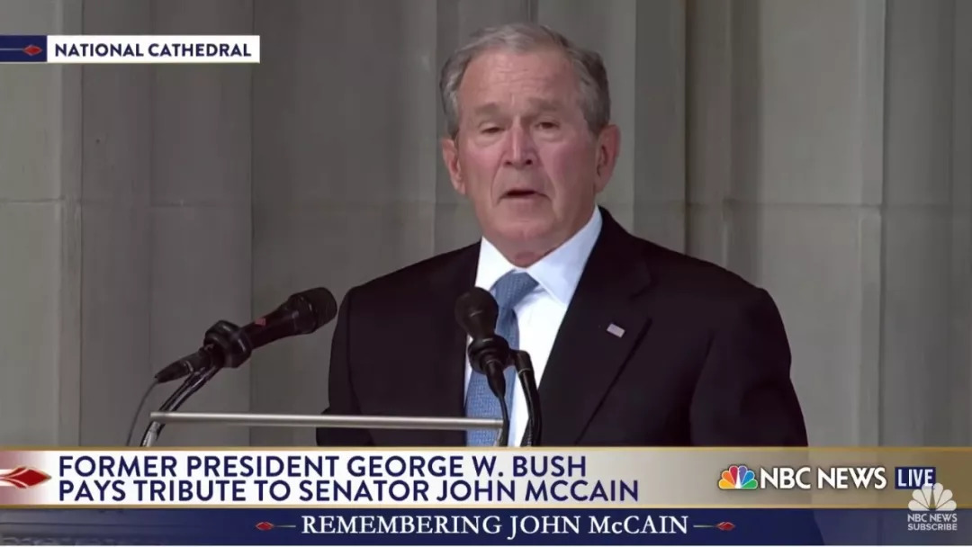 悼念麦凯恩 | 奥巴马、布什和梅根在葬礼上致辞全文翻译
