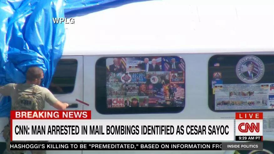 炸弹凶嫌落网，前科累累，脱衣舞男，格斗士，狂热的特朗普支持者 | 图姐