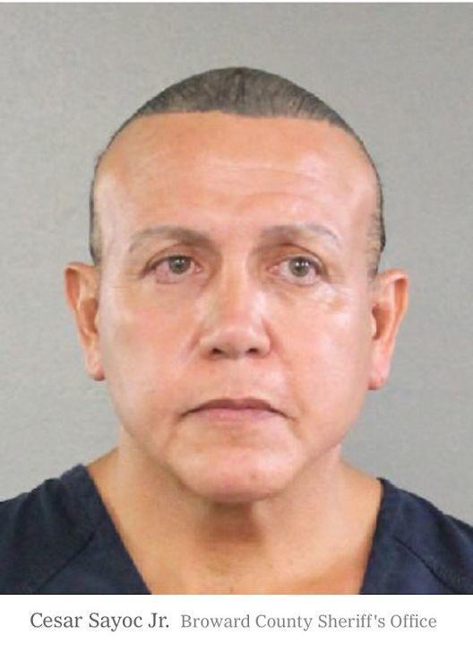 炸弹凶嫌落网，前科累累，脱衣舞男，格斗士，狂热的特朗普支持者 | 图姐