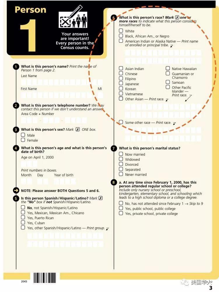 人口普查关系到在美华人的权益（三） U.S. Census 2020