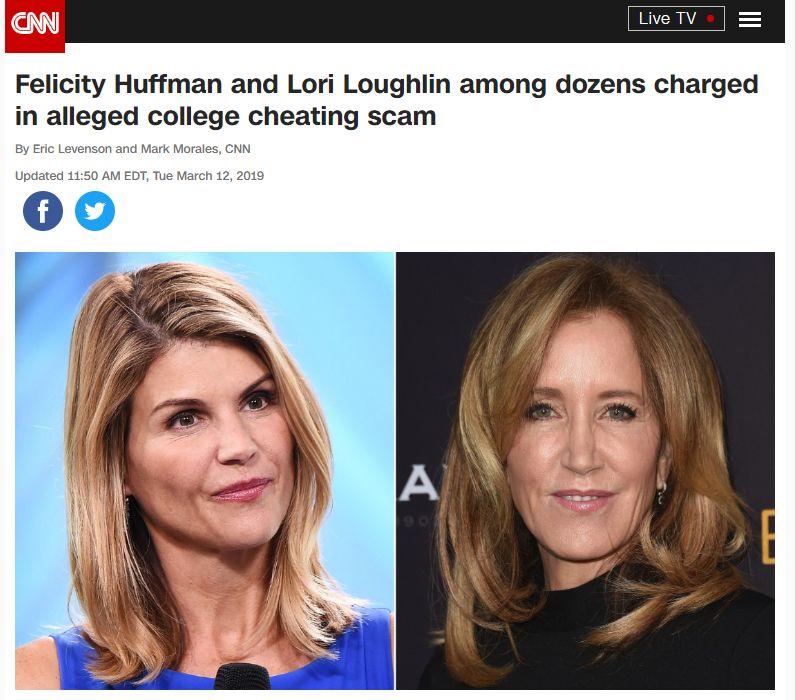 美国名校最大录取丑闻曝光，多位名流富豪和大学教练等遭起诉