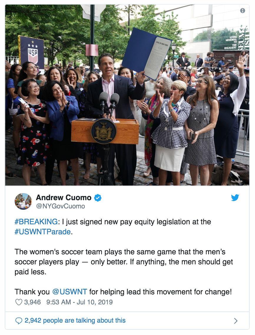 超人的勇气,超人的胸怀——要世界冠军也要同工同酬 超人的勇气,超人的胸怀——要世界冠军也要同工同酬