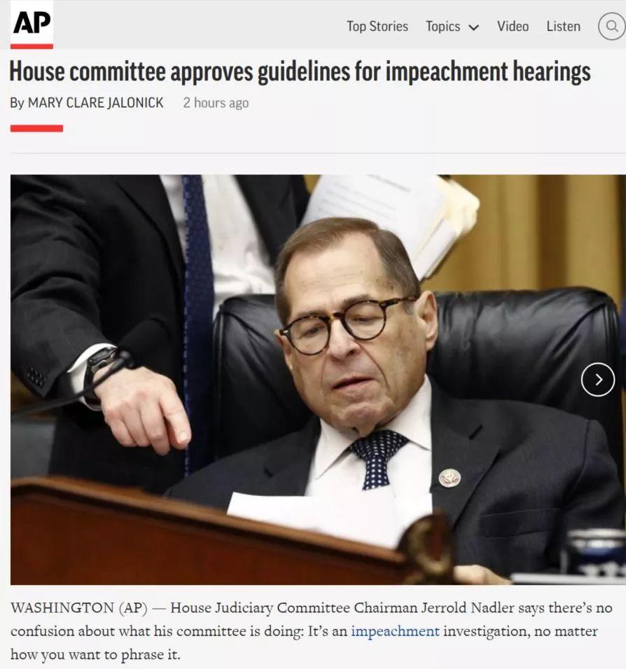 历史性的一天！弹劾特朗普的车轮终于转动起来 | 彦子追踪