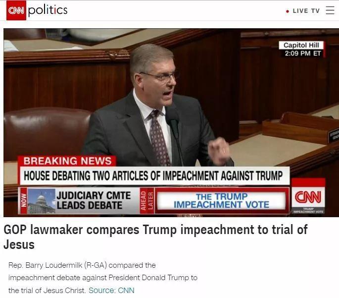 众议院投票通过！特朗普成为美国历史上被弹劾总统第三人