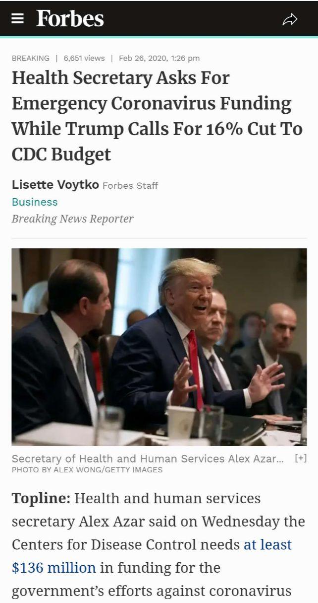 美国首例无已知感染源新冠病毒患者确诊，CDC的防线或被攻破