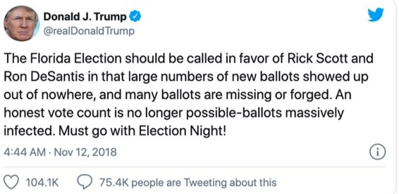 真没想到，美国的民主就悬在一张选票上