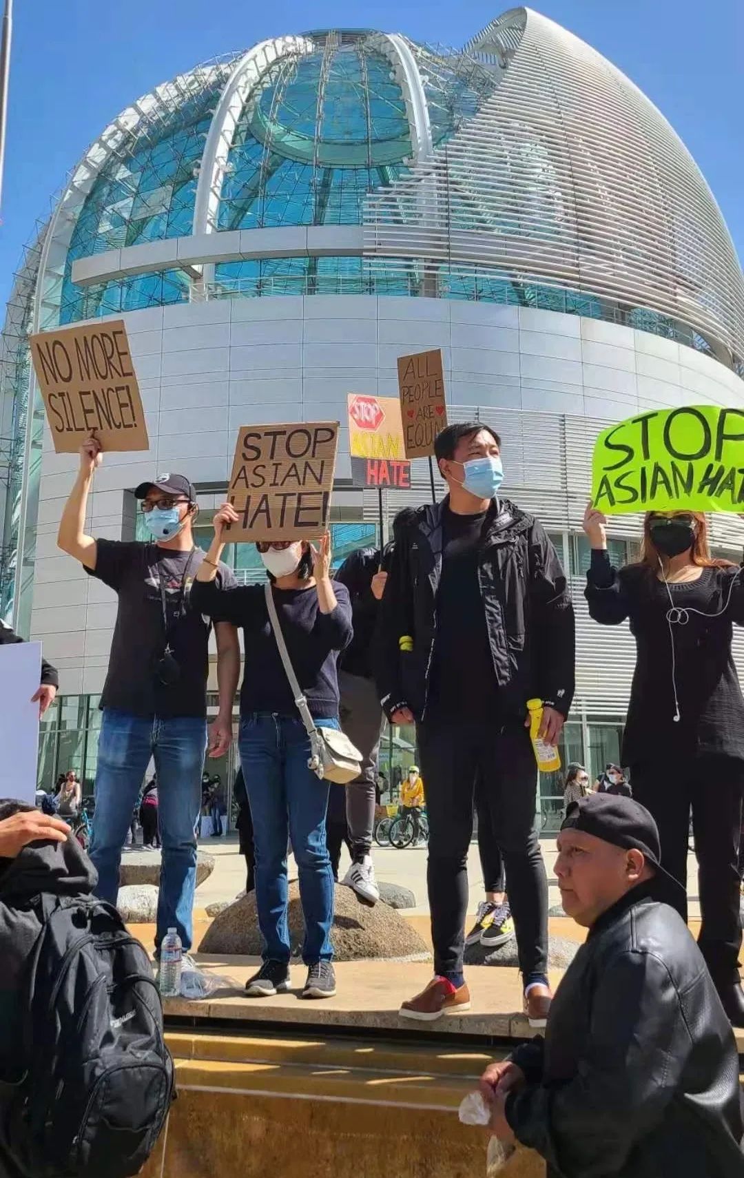 支持亚裔，反对仇恨！全美各地大集会 (图片+视频）